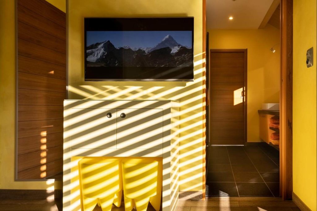 Chambre Nobelium dans le Chalet de luxe du Jura Maison atHOme