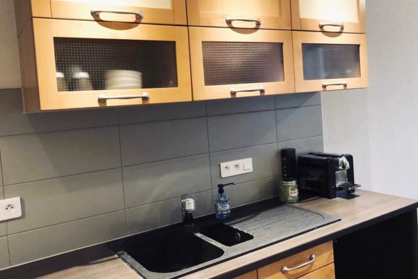 Cuisine du gîte insolite 132 d'atHOme à Pontarlier dans le Doubs