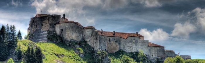 Le Château de Joux près de Pontarlier dans le Doubs
