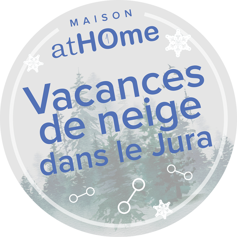 Macaron Vacances de neige dans le Jura